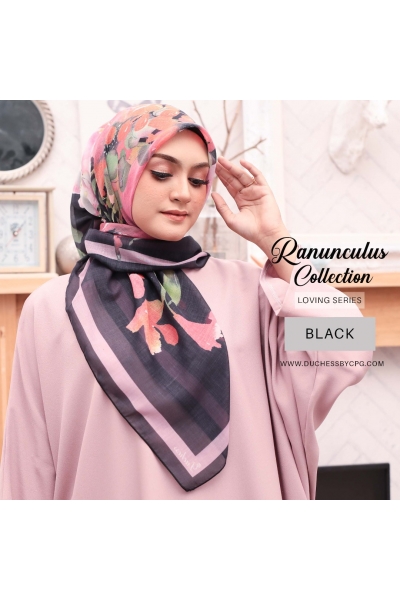 RANUNCULUS COLLECTION IN LOVING - BLACK